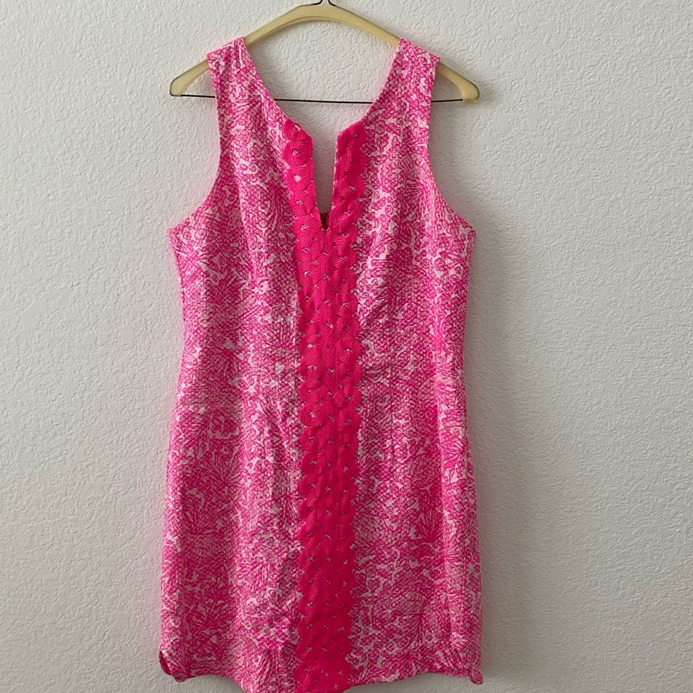 Floral, pink LILLY PULITZER dress.